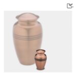 Metalen urn - Radiance koper - 0,07 Liter