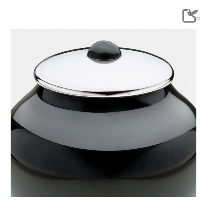 Metalen urn - Simplicity antraciet - 0,80 Liter