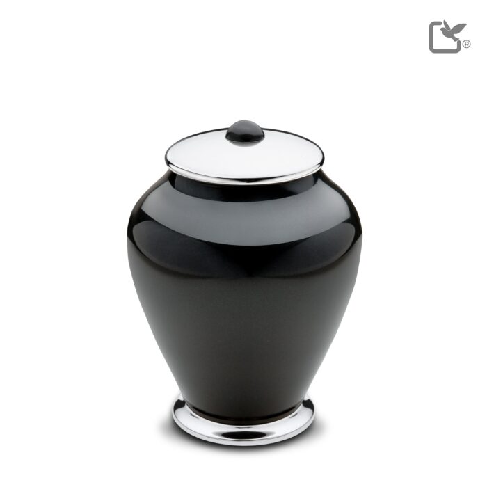 Metalen urn - Simplicity antraciet - 0,80 Liter