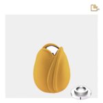 Metalen urn - Tulp geel - 0,11 Liter