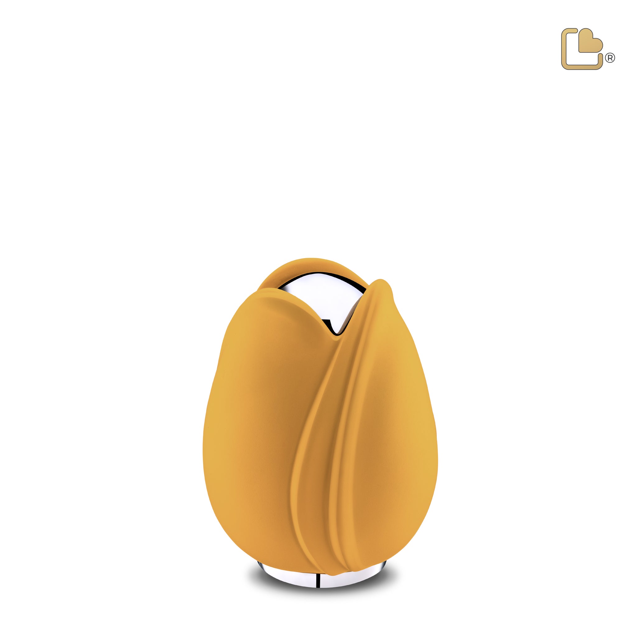 Metalen urn - Tulp geel - 0,11 Liter Metalen urn - Tulp geel - 0,11 Liter