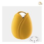 Metalen urn - Tulp geel - 0,66 Liter