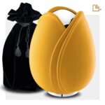 Metalen urn - Tulp geel - 5,31 Liter