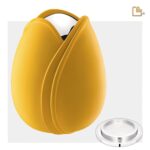Metalen urn - Tulp geel - 5,31 Liter