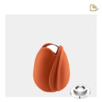 Metalen urn - Tulp oranje - 0,11 Liter