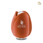 Metalen urn - Tulp oranje - 0,66 Liter