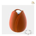 Metalen urn - Tulp oranje - 0,66 Liter
