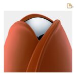 Metalen urn - Tulp oranje - 0,66 Liter