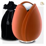Metalen urn - Tulp oranje - 5,31 Liter