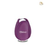 Metalen urn - Tulp paars - 0,11 Liter