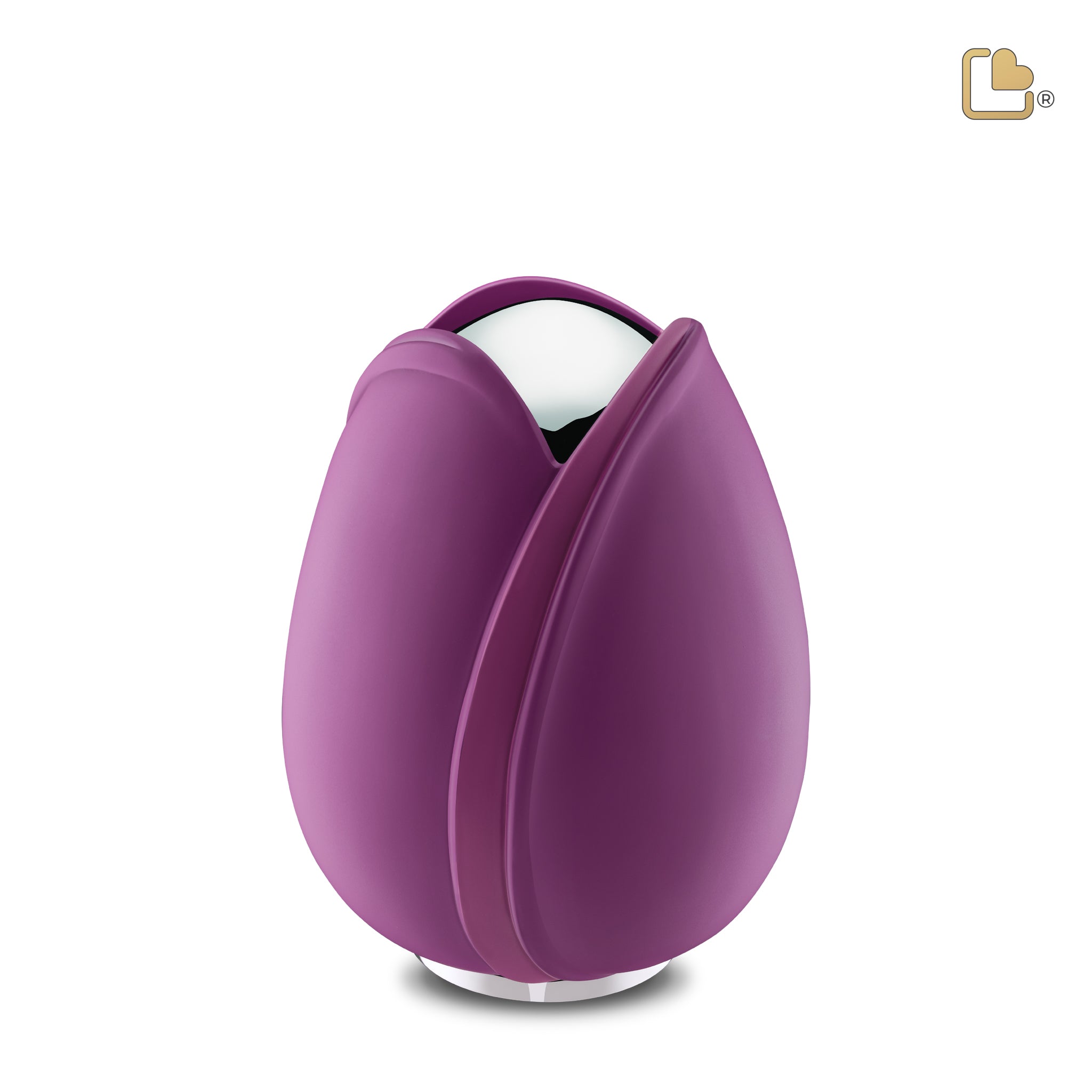 Metalen urn - Tulp paars - 0,66 Liter Metalen urn - Tulp paars - 0,66 Liter