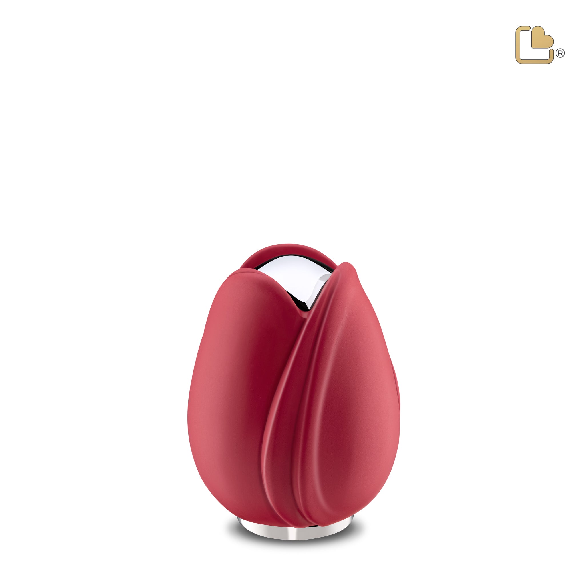 Metalen urn - Tulp rood - 0,11 Liter Metalen urn - Tulp rood - 0,11 Liter