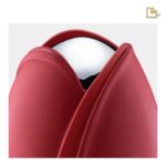 Metalen urn - Tulp rood - 0,66 Liter