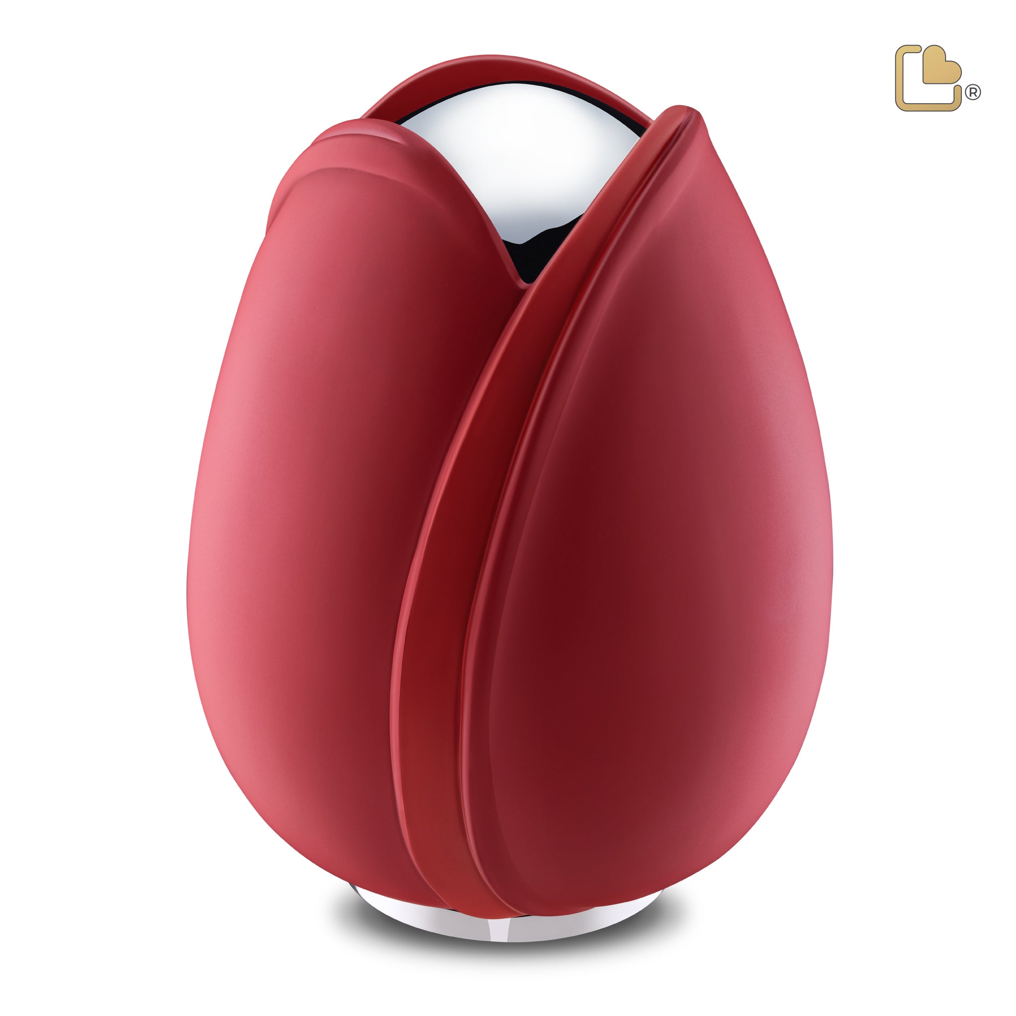 Metalen urn - Tulp rood - 5,31 Liter Metalen urn - Tulp rood - 5,31 Liter