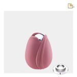 Metalen urn - Tulp roze - 0,11 Liter