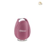 Metalen urn - Tulp roze - 0,11 Liter