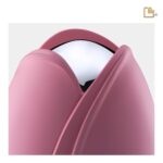Metalen urn - Tulp roze - 0,66 Liter