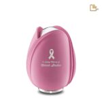 Metalen urn - Tulp roze - 0,66 Liter