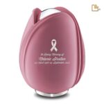 Metalen urn - Tulp roze - 5,31 Liter