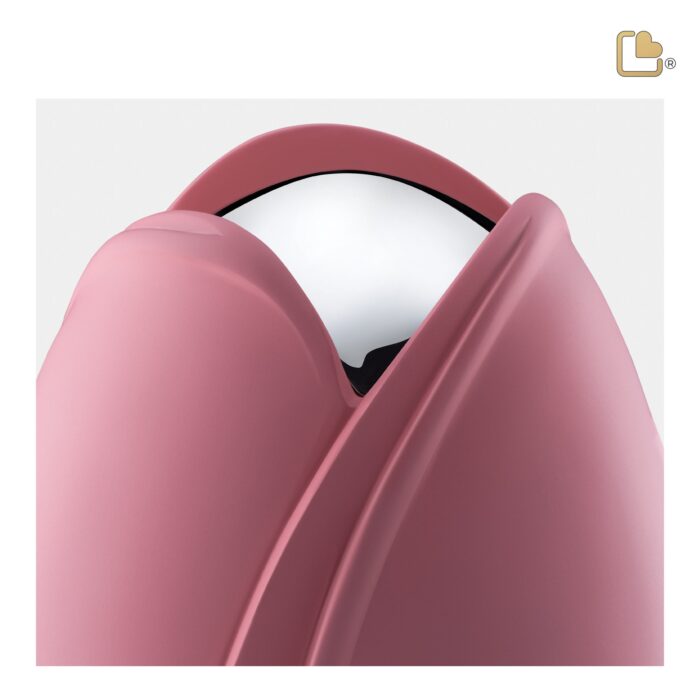 Metalen urn - Tulp roze - 5,31 Liter