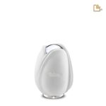 Metalen urn - Tulp wit - 0,11 Liter