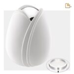 Metalen urn - Tulp wit - 5,31 Liter