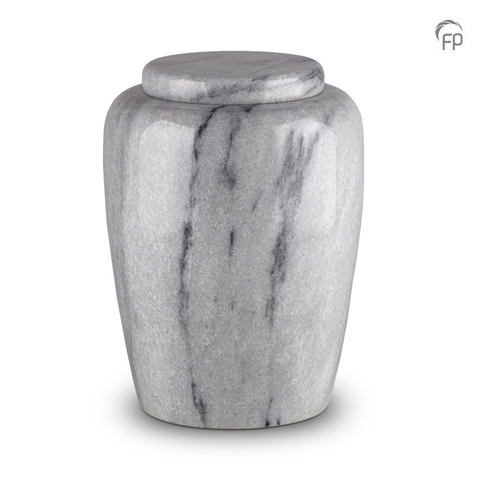 Natuurstenen urn - Marmeren grijs - 3,30 Liter Natuurstenen urn - Marmeren grijs - 3,30 Liter