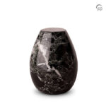 Natuurstenen urn - Marmeren keepsake met gravure - 0,15 Liter
