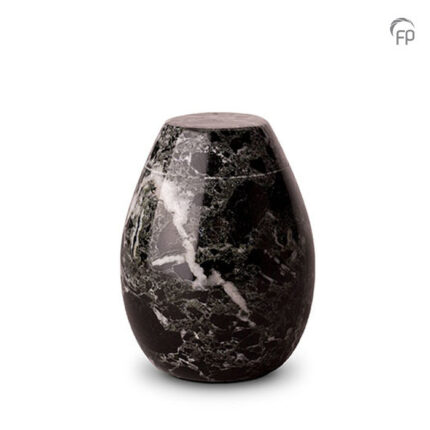 Natuurstenen urn - Marmeren keepsake met gravure - 0,15 Liter