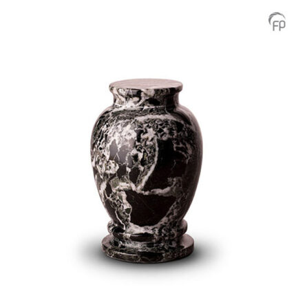 Natuurstenen urn - Marmeren keepsake met gravure - 0,15 Liter
