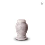 Natuurstenen urn - Marmeren keepsake met gravure - 0,15 Liter