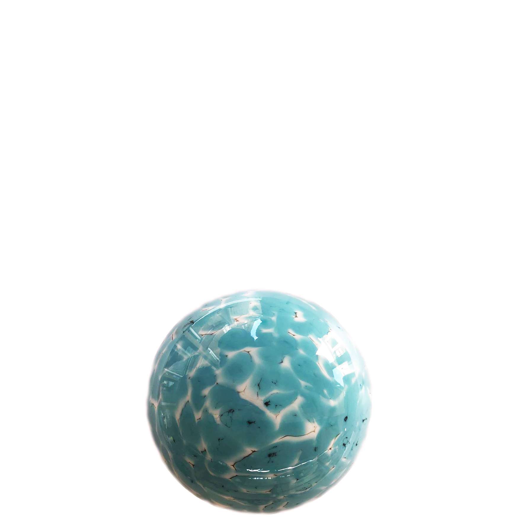 blauw witte urn