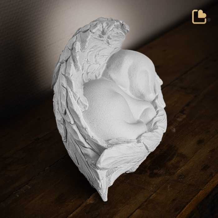 Porseleinen dierenurn - Angelic Hond wit - 1,46 Liter
