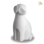 Porseleinen dierenurn - Hond Mist - 1,21 Liter