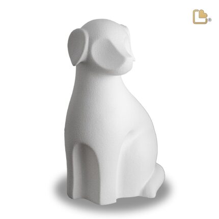 Porseleinen dierenurn - Hond Mist - 1,21 Liter