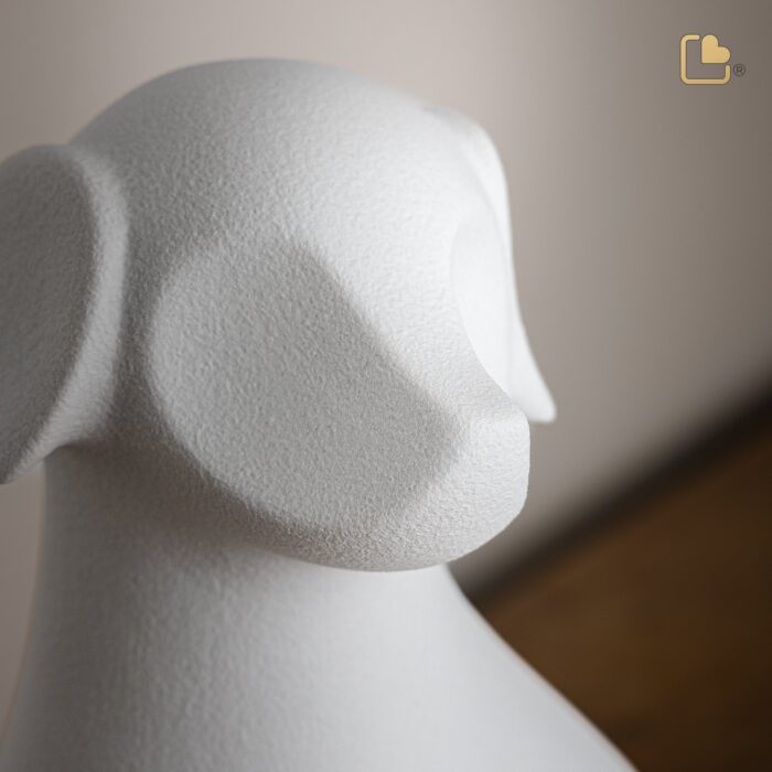Porseleinen dierenurn - Hond Mist - 1,21 Liter