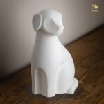 Porseleinen dierenurn - Hond Mist - 1,21 Liter