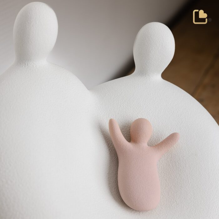 Porseleinen urn - Cradle Child wit - 3,02 Liter