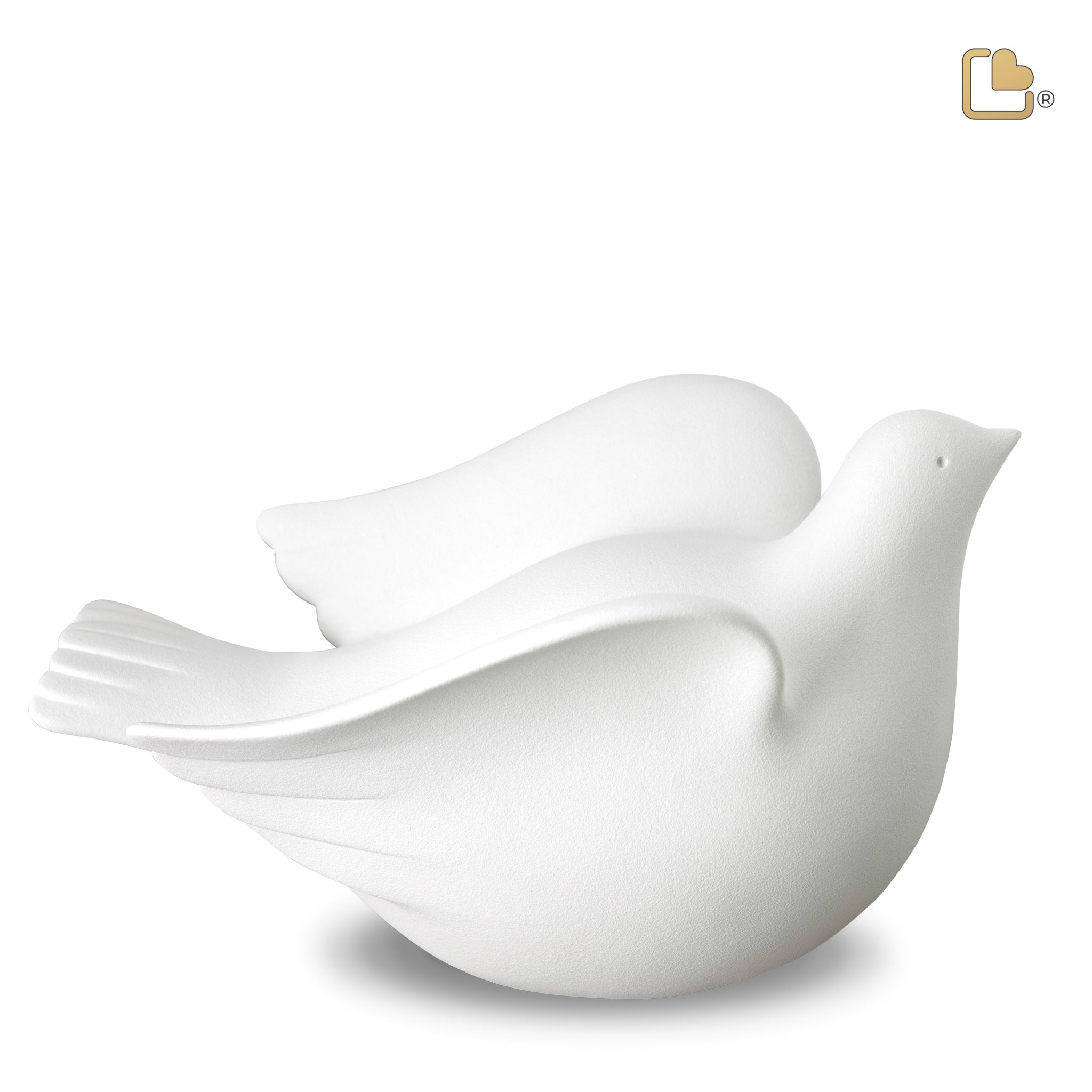 Porseleinen urn - Love Dove wit - 2,90 Liter Porseleinen urn - Love Dove wit - 2,90 Liter