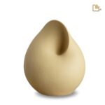 Porseleinen urn - Soulful Shell geel - 4,11 Liter
