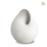 Porseleinen urn - Soulful Shell wit - 4,11 Liter