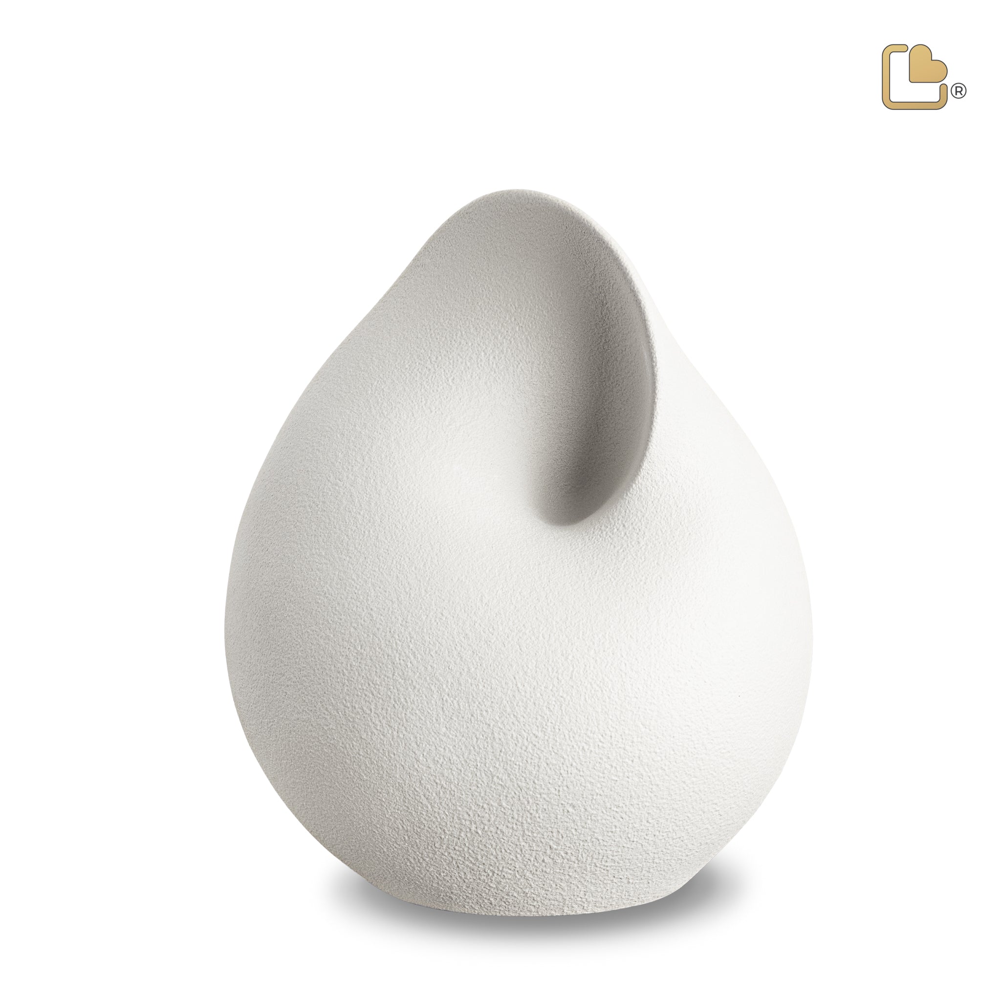 Porseleinen urn - Soulful Shell wit - 4,11 Liter Porseleinen urn - Soulful Shell wit - 4,11 Liter