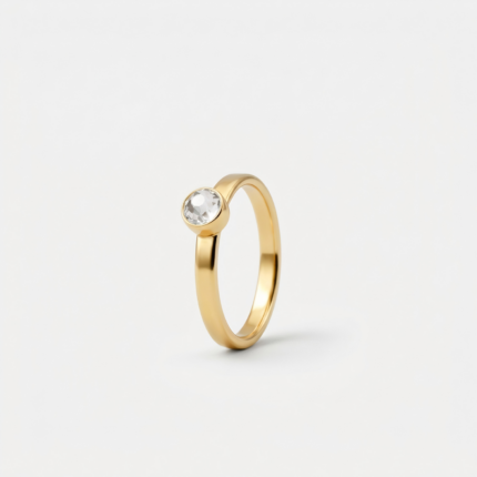 Ring - April Diamant - goud