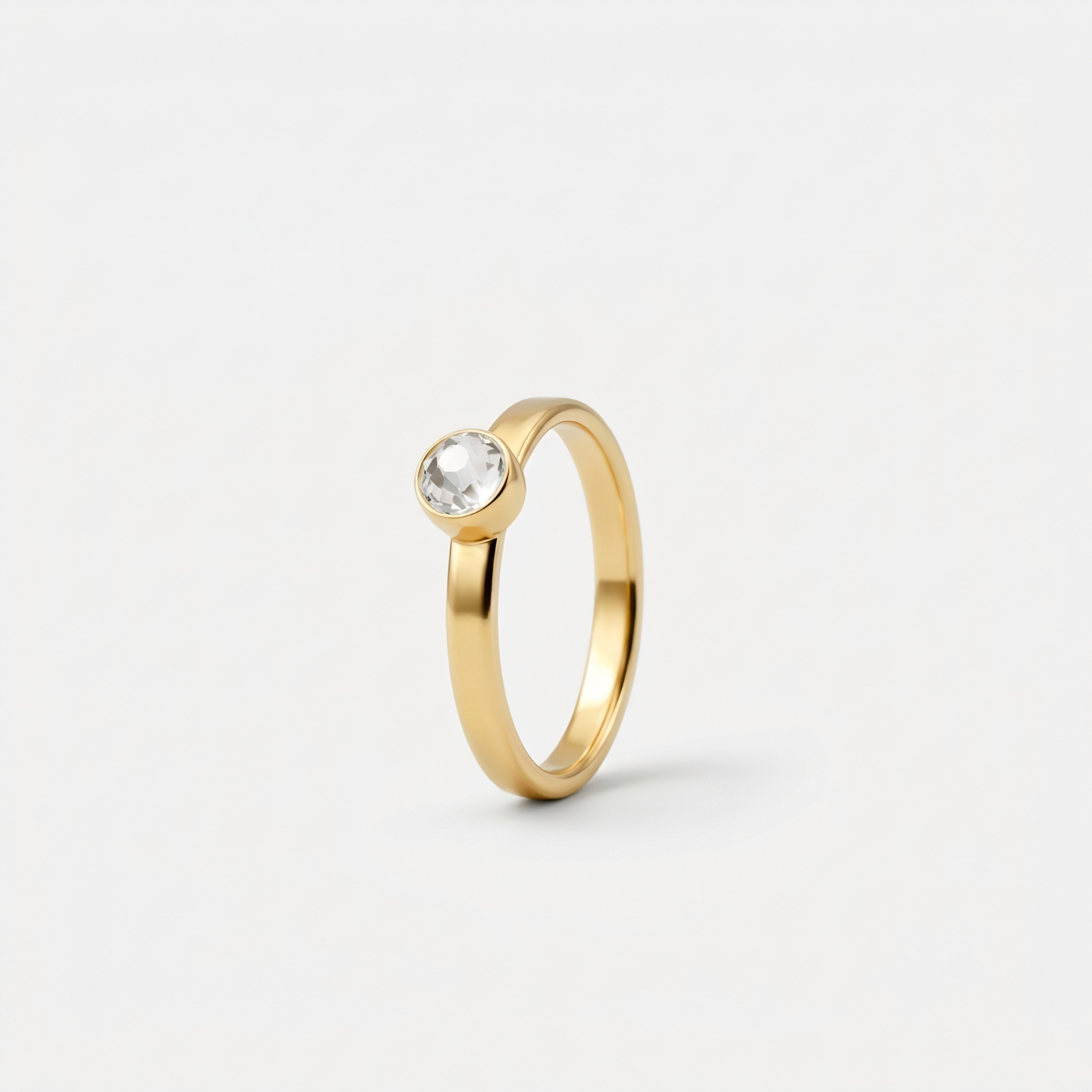 Ring - April Diamant - goud Ring - April Diamant - goud