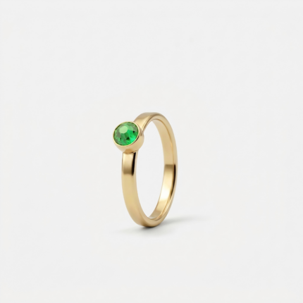 Ring - Augustus Groene Peridot - goud