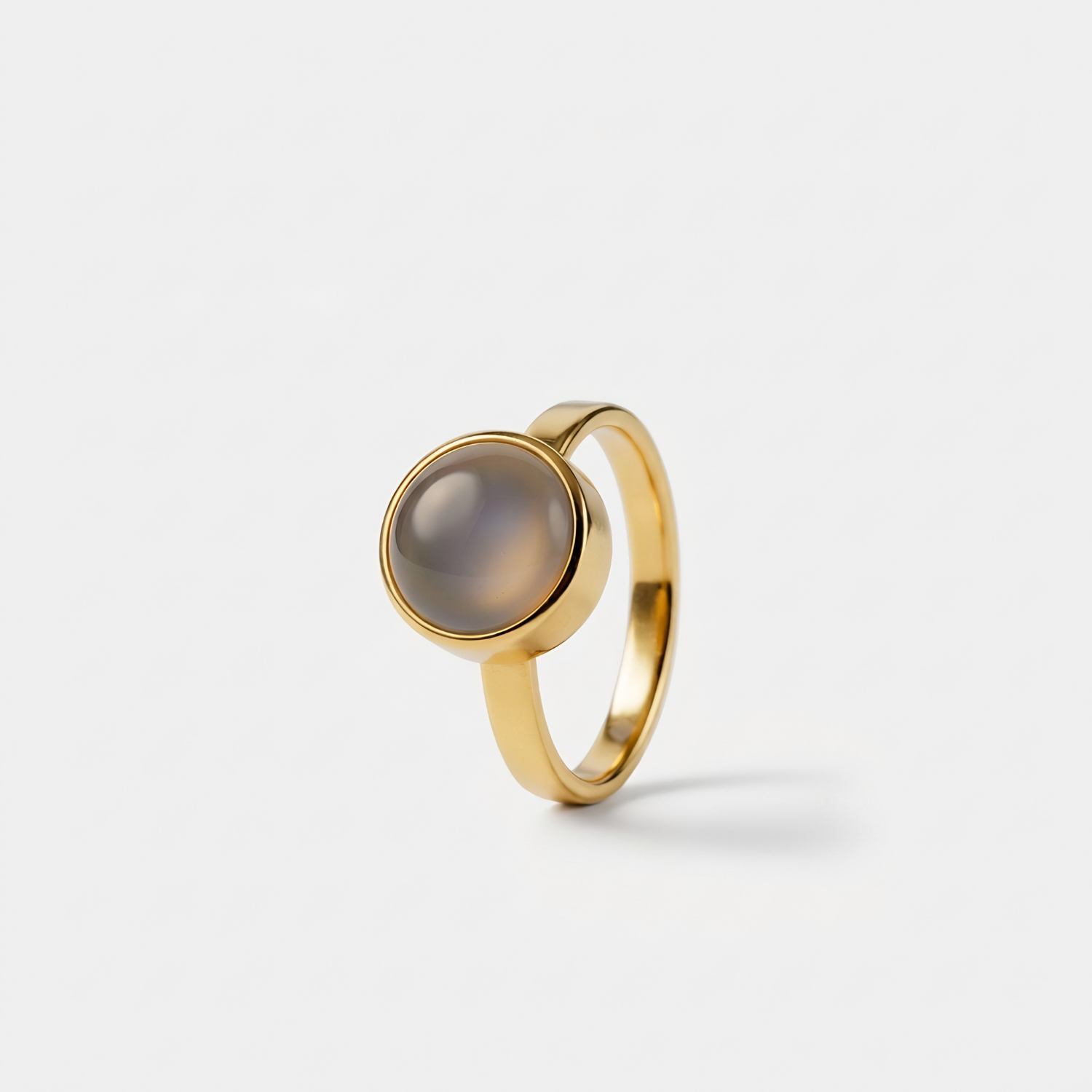 Ring - Grijze Maansteen - goud Ring - Grijze Maansteen - goud