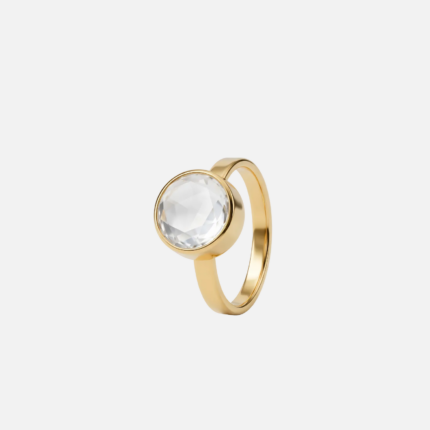 Ring - Kristal Facet - goud