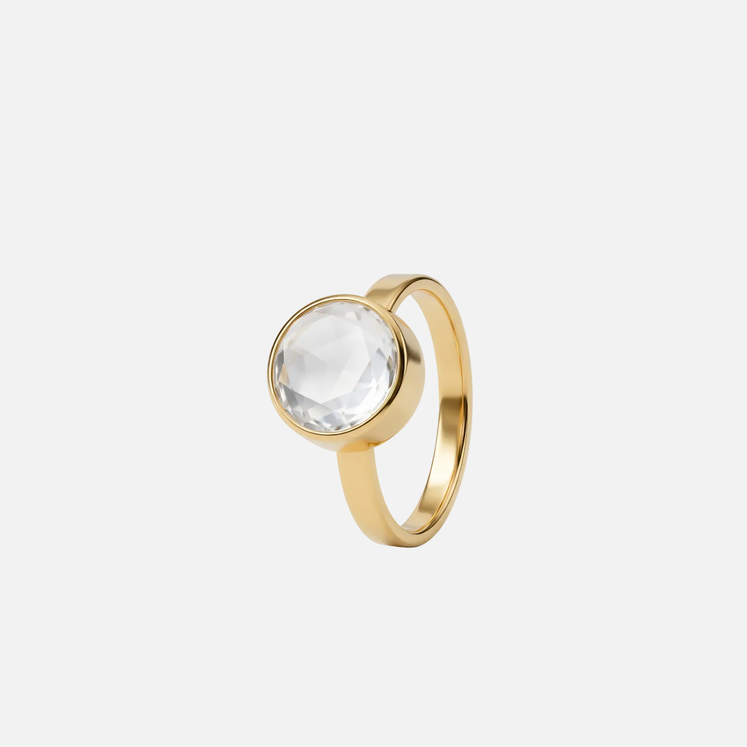 Ring - Kristal Facet - goud Ring - Kristal Facet - goud