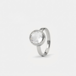Ring - Kristal Facet - zilver