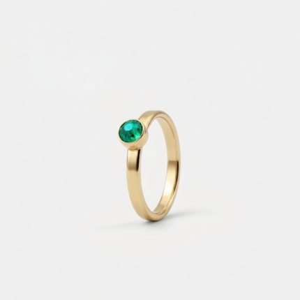 Ring - Mei Smaragd - goud